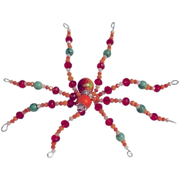 Beaded Spider Ornament Christmas Decor with Legend - Picture 1 of 3